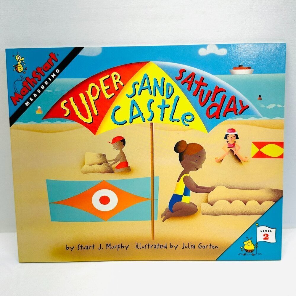 Super Sand Castle Saturday (MathStart Level 2) Paperback By Stuart J. Murphy NEW